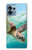 S1377 Océan tortue de mer Etui Coque Housse pour Motorola Edge+ (2023), X40, X40 Pro, Edge 40 Pro