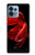 S2092 Rouge Poisson Combattant Etui Coque Housse pour Motorola Edge+ (2023), X40, X40 Pro, Edge 40 Pro