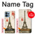 S2108 Tour Eiffel de Paris Carte postale Etui Coque Housse pour Motorola Edge+ (2023), X40, X40 Pro, Edge 40 Pro