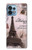 S2211 Carte postale de Paris Tour Eiffel Etui Coque Housse pour Motorola Edge+ (2023), X40, X40 Pro, Edge 40 Pro