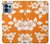 S2245 Hawai Hibiscus Motif orange Etui Coque Housse pour Motorola Edge+ (2023), X40, X40 Pro, Edge 40 Pro