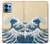 S2790 Hokusai Sous la vague au large de Kanagawa Etui Coque Housse pour Motorola Edge+ (2023), X40, X40 Pro, Edge 40 Pro