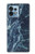 S2799 Lumière Bleu Marbre Pierre Imprimé Graphique Etui Coque Housse pour Motorola Edge+ (2023), X40, X40 Pro, Edge 40 Pro
