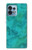 S3147 Aqua Marbre Pierre Etui Coque Housse pour Motorola Edge+ (2023), X40, X40 Pro, Edge 40 Pro