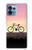 S3252 vélo Coucher de soleil Etui Coque Housse pour Motorola Edge+ (2023), X40, X40 Pro, Edge 40 Pro