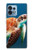 S3497 Vert tortue de mer Etui Coque Housse pour Motorola Edge+ (2023), X40, X40 Pro, Edge 40 Pro