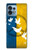 S3857 Colombe de la paix drapeau ukrainien Etui Coque Housse pour Motorola Edge+ (2023), X40, X40 Pro, Edge 40 Pro