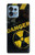 S3891 Risque nucléaire Danger Etui Coque Housse pour Motorola Edge+ (2023), X40, X40 Pro, Edge 40 Pro