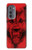 S1090 Rouge Loup Etui Coque Housse pour Motorola Edge (2022)