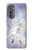 S1134 Cheval Blanc Licorne Etui Coque Housse pour Motorola Edge (2022)