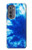 S1869 Tie Dye Bleu Etui Coque Housse pour Motorola Edge (2022)