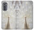 S1980 blanc Paon Etui Coque Housse pour Motorola Edge (2022)