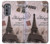 S2211 Carte postale de Paris Tour Eiffel Etui Coque Housse pour Motorola Edge (2022)