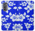 S2244 Motif Hawai Hibiscus Bleu Etui Coque Housse pour Motorola Edge (2022)