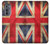 S2303 Drapeau britannique UK Millésime Etui Coque Housse pour Motorola Edge (2022)