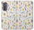S2354 Motif pastel Fleurs Etui Coque Housse pour Motorola Edge (2022)