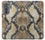 S2703 Serpent Texture Imprimé graphique Peau Etui Coque Housse pour Motorola Edge (2022)
