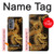 S2804 Dragon d'or imprimé chinois Etui Coque Housse pour Motorola Edge (2022)