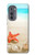 S3212 Coquilles de mer Étoile de mer Plage Etui Coque Housse pour Motorola Edge (2022)