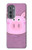 S3269 Porc Dessin animé Etui Coque Housse pour Motorola Edge (2022)