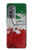 S3318 Italie Drapeau graphique Football Millésime Etui Coque Housse pour Motorola Edge (2022)