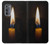 S3530 Bouddha bougie allumée Etui Coque Housse pour Motorola Edge (2022)