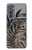 S3692 Feuilles de palmier gris noir Etui Coque Housse pour Motorola Edge (2022)