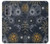 S3702 Lune et soleil Etui Coque Housse pour Motorola Edge (2022)