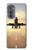 S3837 Avion Décollage Sunrise Etui Coque Housse pour Motorola Edge (2022)