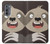 S3855 Dessin animé visage paresseux Etui Coque Housse pour Motorola Edge (2022)