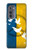 S3857 Colombe de la paix drapeau ukrainien Etui Coque Housse pour Motorola Edge (2022)