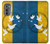 S3857 Colombe de la paix drapeau ukrainien Etui Coque Housse pour Motorola Edge (2022)