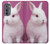 S3870 Mignon bébé lapin Etui Coque Housse pour Motorola Edge (2022)