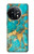 S2906 Aqua Turquoise Pierre Etui Coque Housse pour OnePlus 11