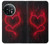 S3682 Cœur du diable Etui Coque Housse pour OnePlus 11