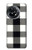 S2842 Noir et blanc Buffle motif de vérification Etui Coque Housse pour OnePlus 11R