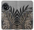 S3692 Feuilles de palmier gris noir Etui Coque Housse pour OnePlus 11R