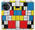 S3814 Composition de dessin au trait Piet Mondrian Etui Coque Housse pour OnePlus 11R