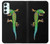S0125 Vert Gecko Madagascan Etui Coque Housse pour Samsung Galaxy A34 5G