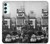 S0182 New York Vintage Etui Coque Housse pour Samsung Galaxy A34 5G