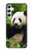 S1073 Panda Prenez plaisir à manger Etui Coque Housse pour Samsung Galaxy A34 5G