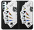S1078 Poker Royal Flush droite Etui Coque Housse pour Samsung Galaxy A34 5G