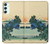 S2075 Katsushika Hokusai Le Inume Pass Kai Etui Coque Housse pour Samsung Galaxy A34 5G