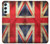S2303 Drapeau britannique UK Millésime Etui Coque Housse pour Samsung Galaxy A34 5G