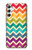S2362 Arc en ciel coloré Shavron Zig zag Etui Coque Housse pour Samsung Galaxy A34 5G