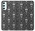 S2371 Crâne Motif monochrome Millésime Etui Coque Housse pour Samsung Galaxy A34 5G