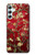 S2414 Rouge Fleur amandier Van Gogh Etui Coque Housse pour Samsung Galaxy A34 5G