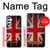 S2894 Drapeau britannique millésimé Etui Coque Housse pour Samsung Galaxy A34 5G