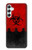 S2917 Biohazards Virus Alert Rouge Etui Coque Housse pour Samsung Galaxy A34 5G