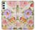 S3035 Peinture douce Fleur Etui Coque Housse pour Samsung Galaxy A34 5G
